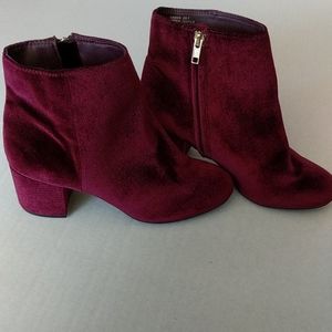 Rebel by ZiGi Wine Block-Heel Boots